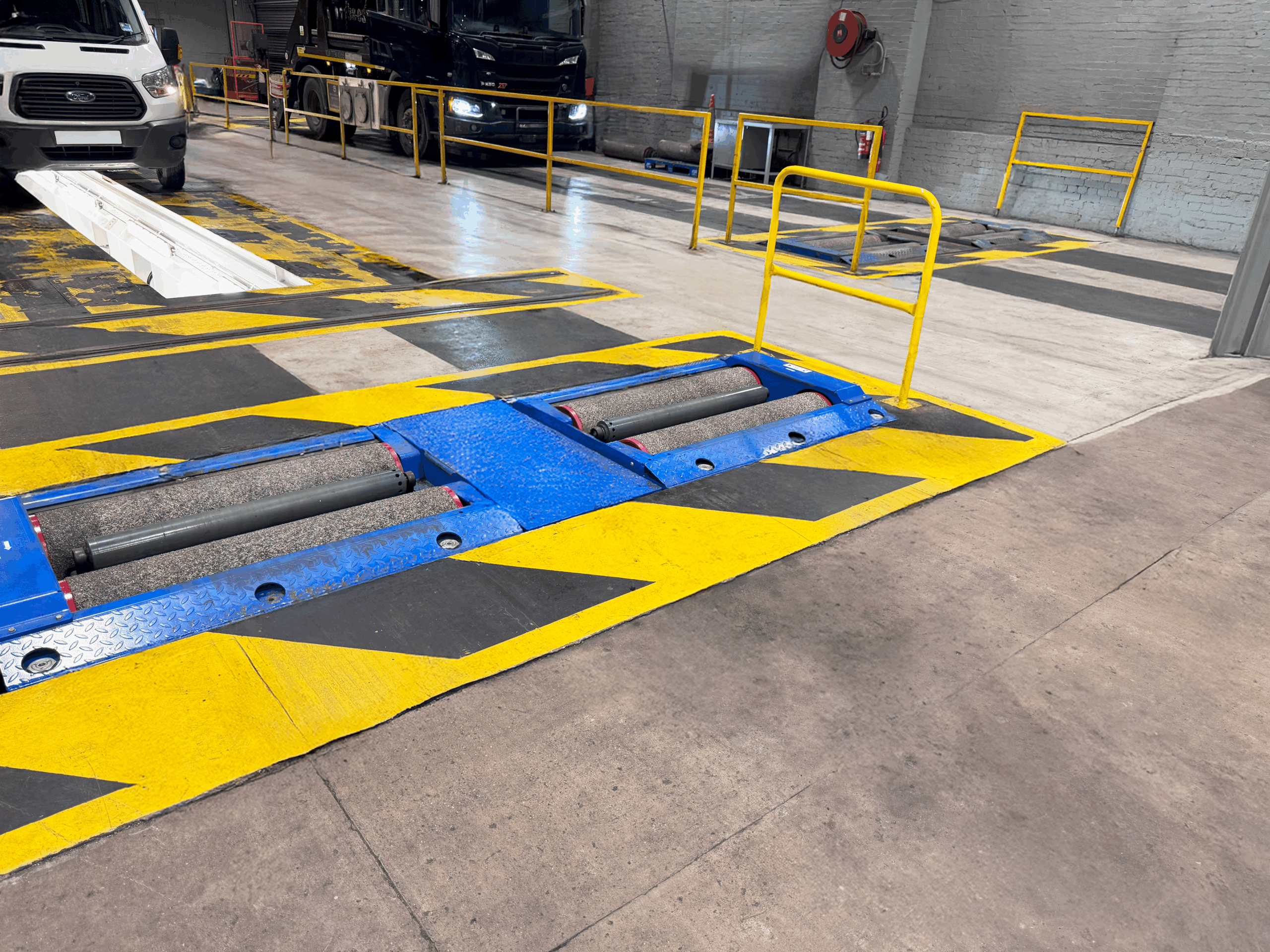 enfield depot brake rollers area