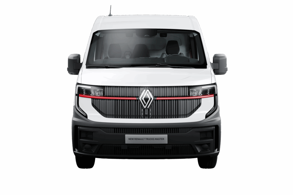 Front view of the Renault Master van