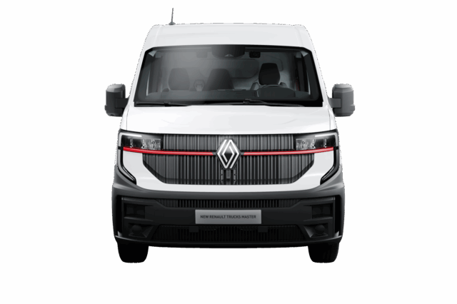Front view of the Renault Master van