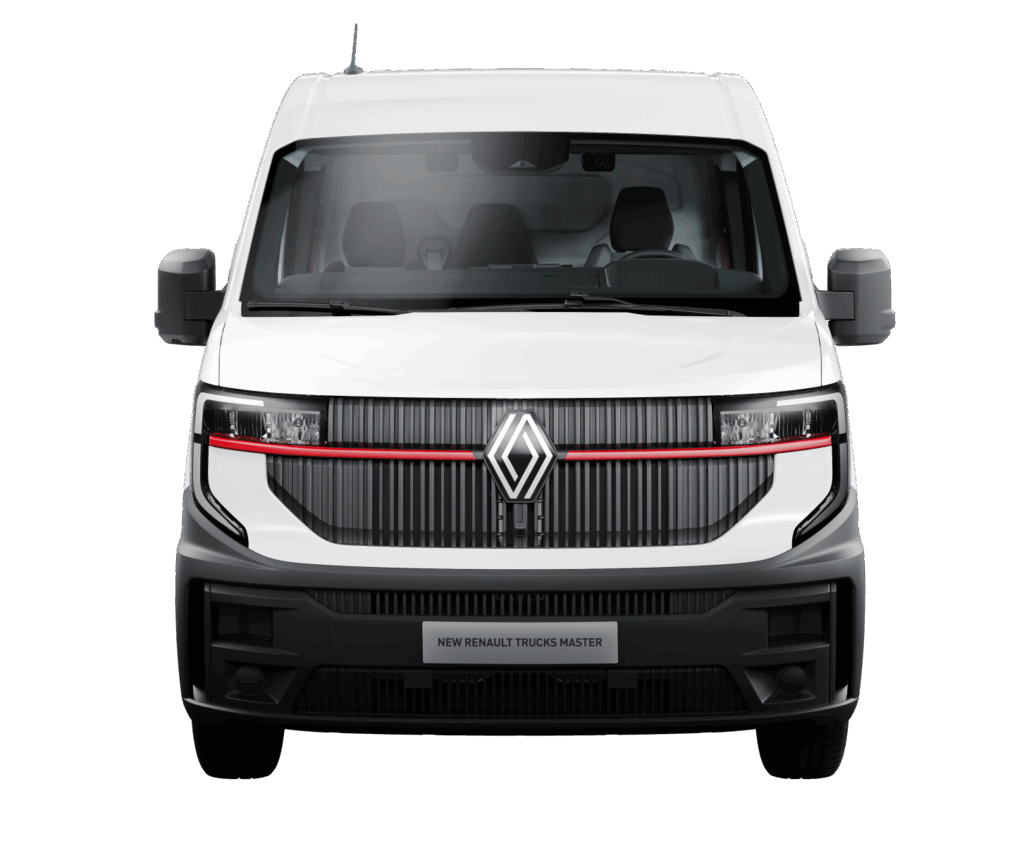 Front view of the Renault Master van