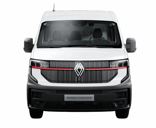 Front view of the Renault Master van