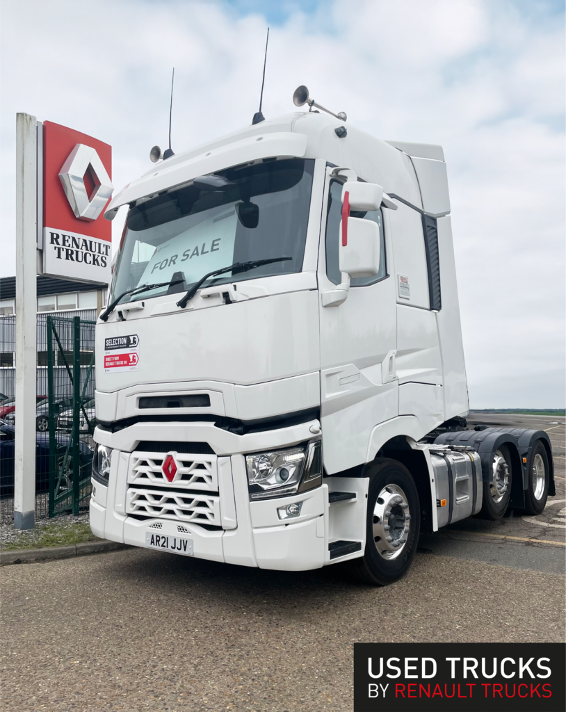 Renault T-High 6x2 used truck for sale at Norfolk Truck & Van. Quality checked and approved by Renault Trucks Selection. Visit NTV Norwich for reliable used Renault tractor units.