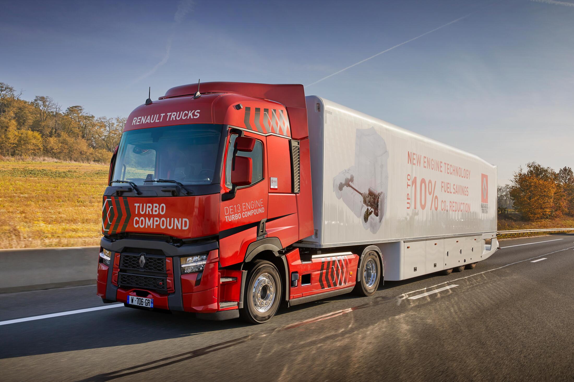 Renault T Truck on the road