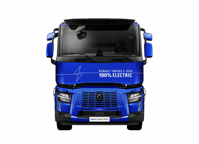 Front view of the Renault E-Tech C