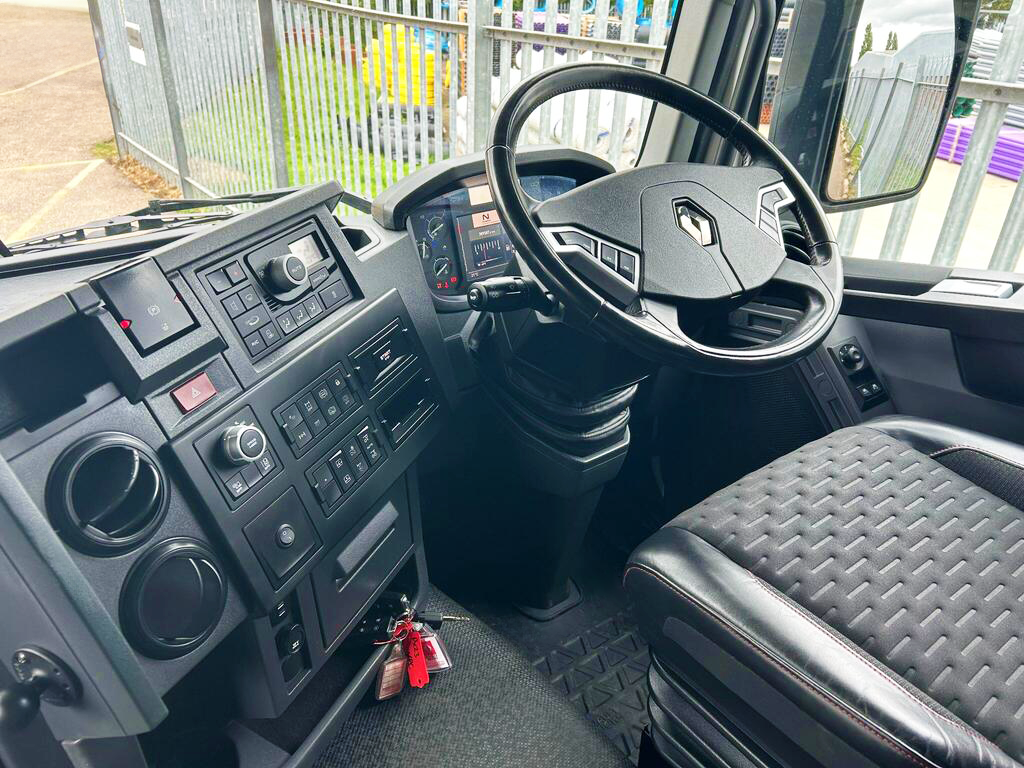 2023 Renault Trucks T480 right-hand-drive cab interior and dashboard